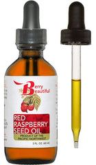 Berry Beautiful huile framboise pressée à froid conserve des nutriments essentiels.
