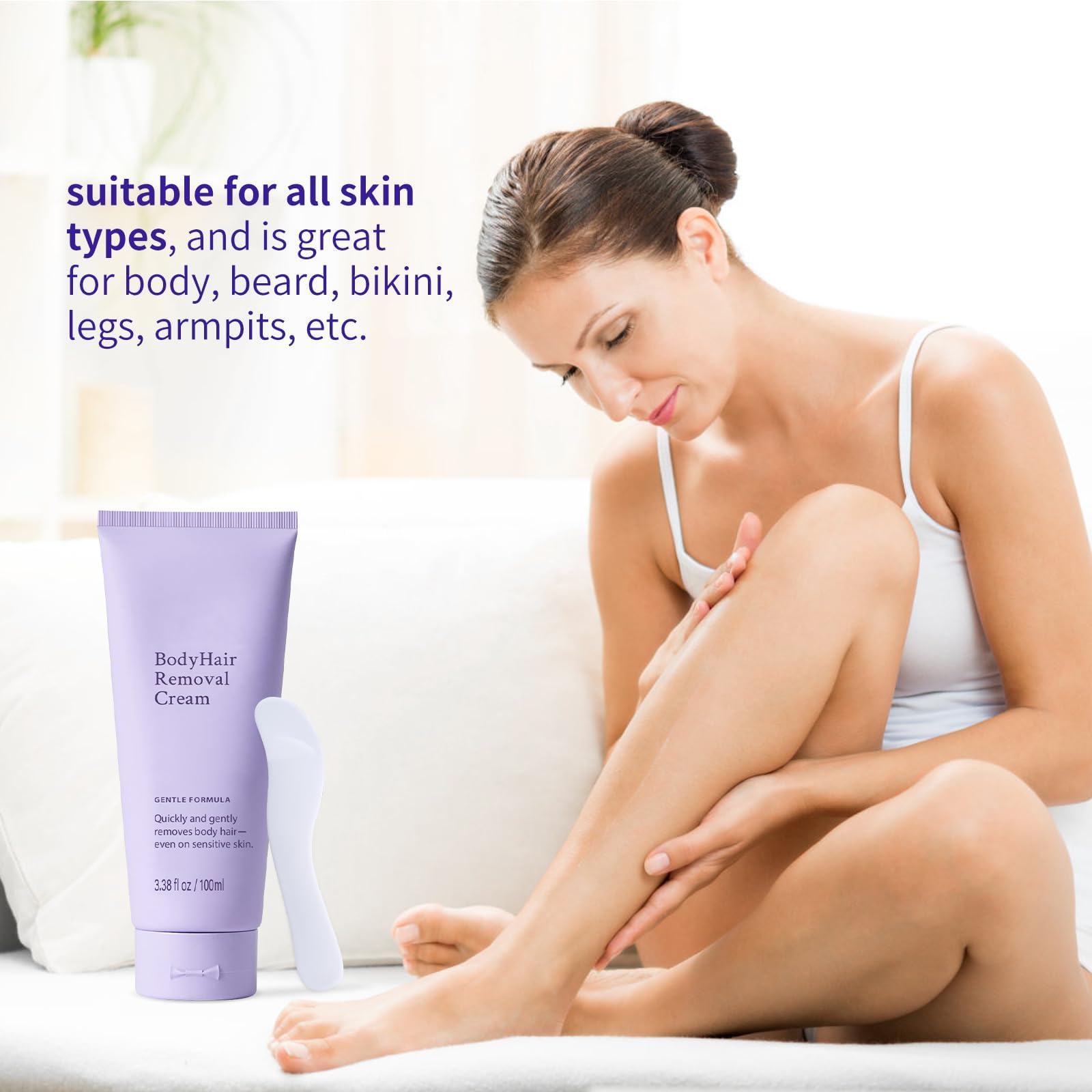 Bership sensitive-skin depilatory cream tubes designed for gentle, even results.
