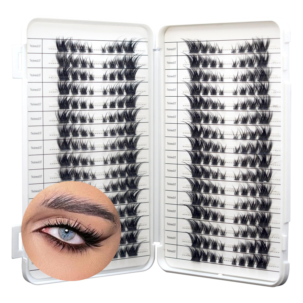 Cils Bershnor cat-eye: ensemble de 32 paires pour un regard allongé et défini