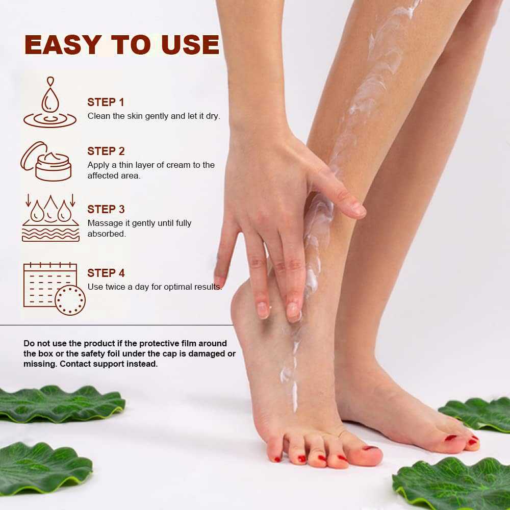 Texture soyeuse de la crème Berveal Urea 42% pour pieds