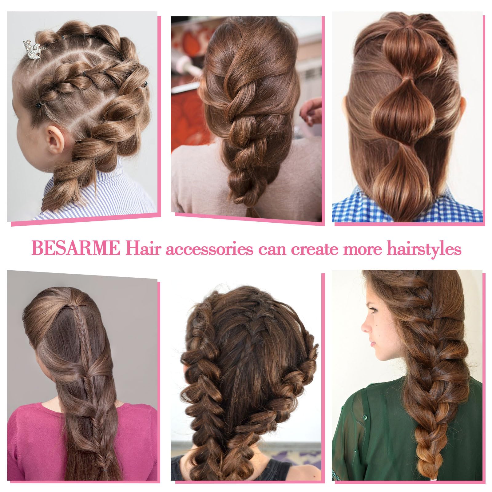 Boîte de rangement Besarme pour organiser les accessoires cheveux