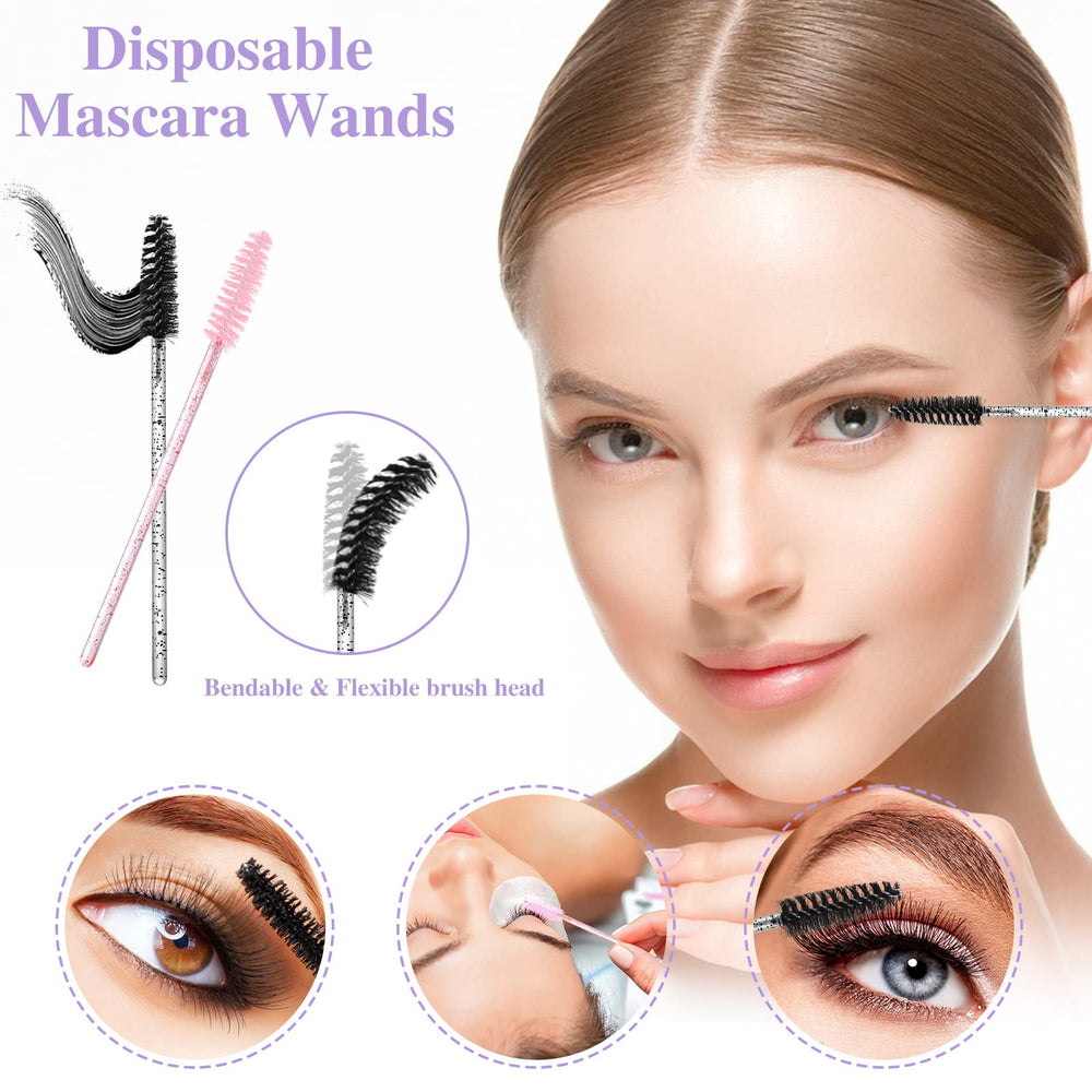 BESARME brosses eyeliner disposables, 70 pièces, précision adaptée aux contours.