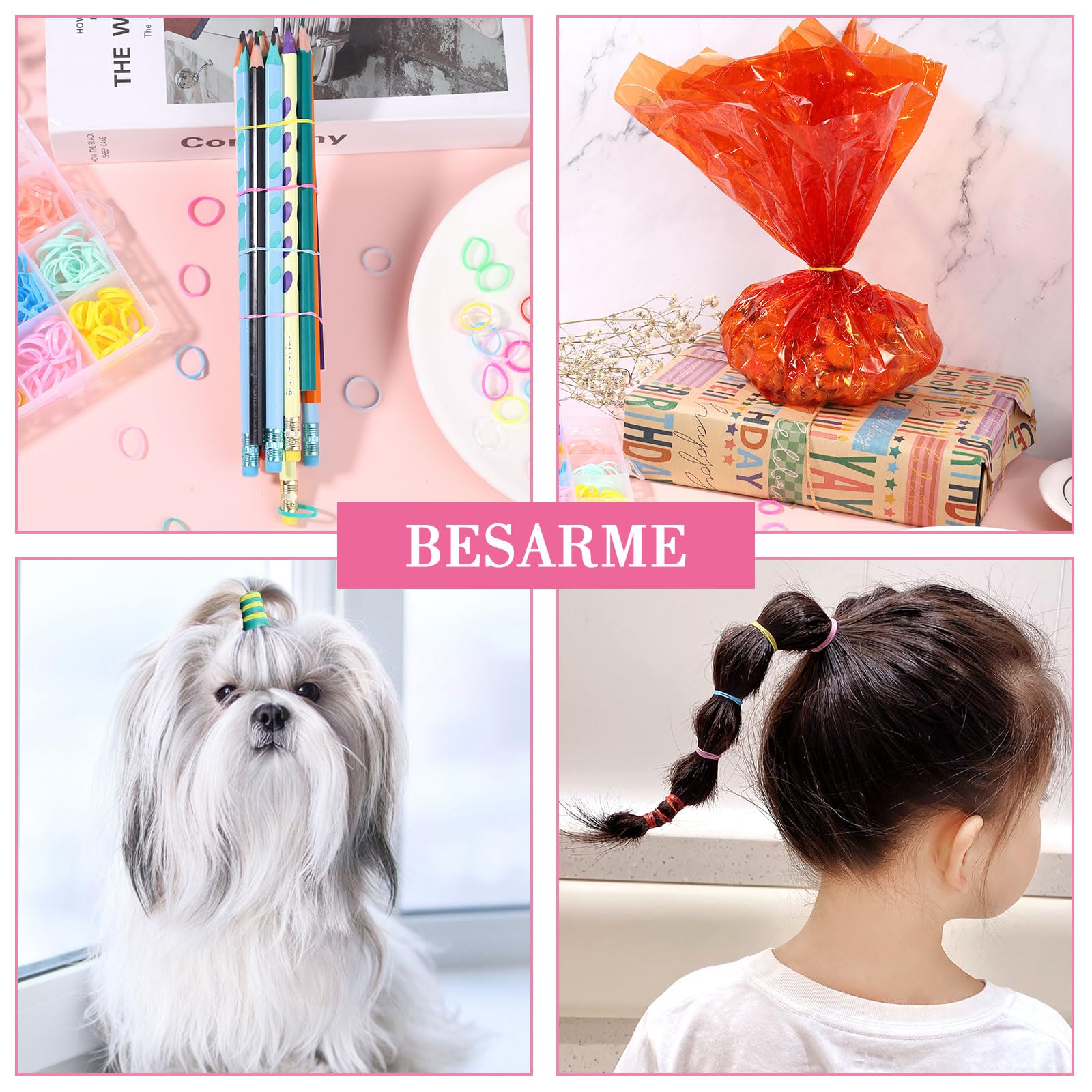 Ensemble Besarme pour enfants et adultes, coiffures polyvalentes