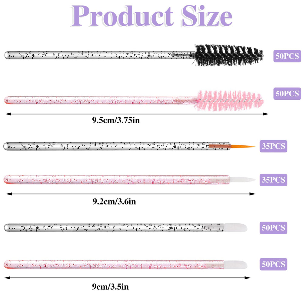 BESARME mascara wands disposables, 100 pièces, hygiéniques et pratiques pour tests.