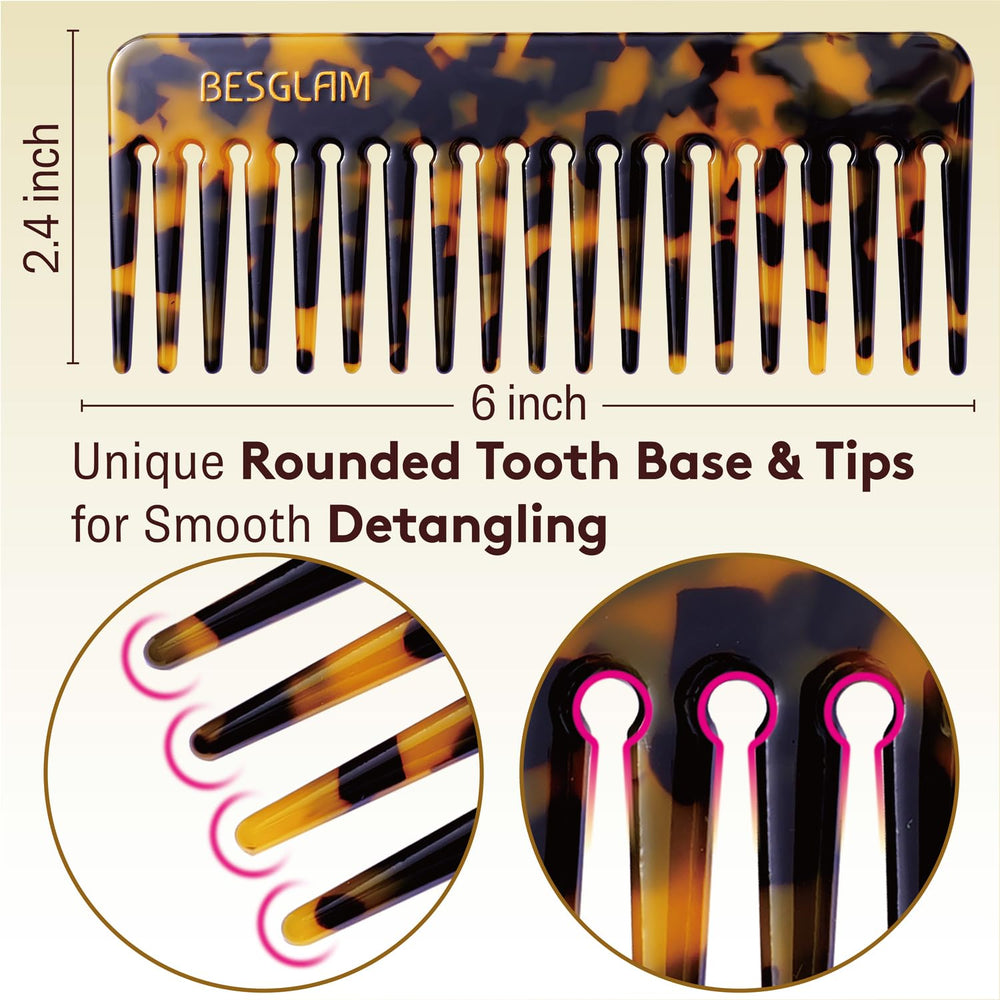 BESGLAM brosse démêlage cheveux humides – pratique pour démêler sous la douche.