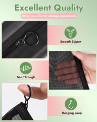 Pochette maille besharppin légère et pliable, idéale pour changer de sac.