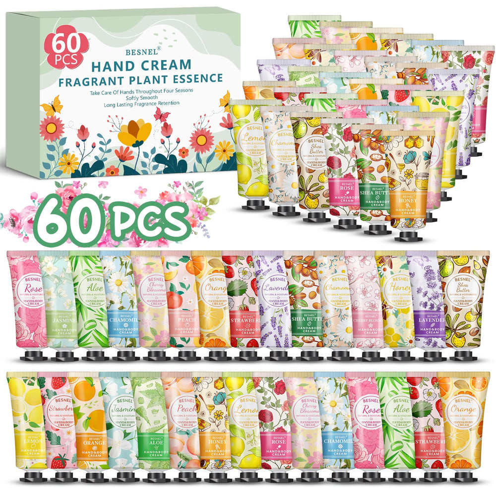 BESNEL ensemble crèmes main 60 pack cadeau: coffret polyvalent pour offrir.
