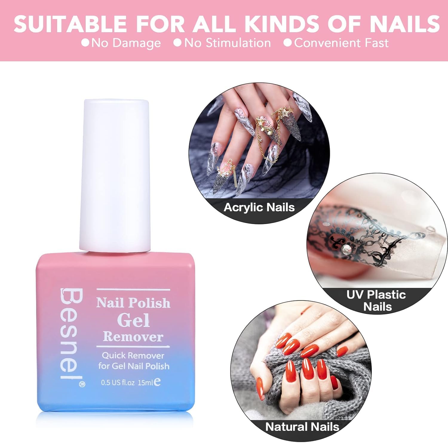 BESNEL étui-portable-ongles, kit compact idéal pour voyager et retouches.