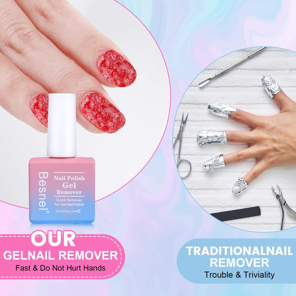 Résultat clair sur tous types d’ongles avec BESNEL.