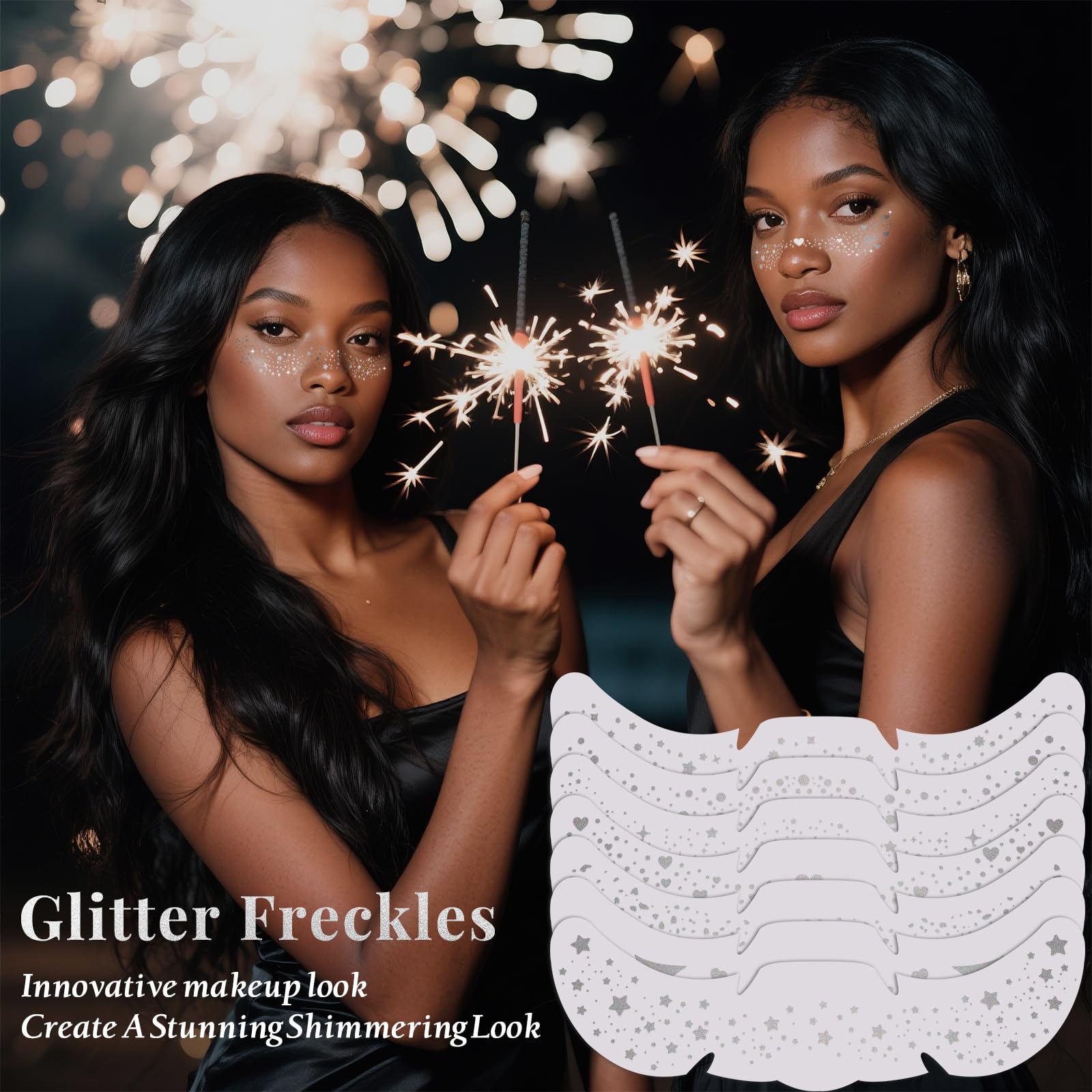 Patch Besnel taches-de-rouseur paillettes points colorés pour accent festif discret