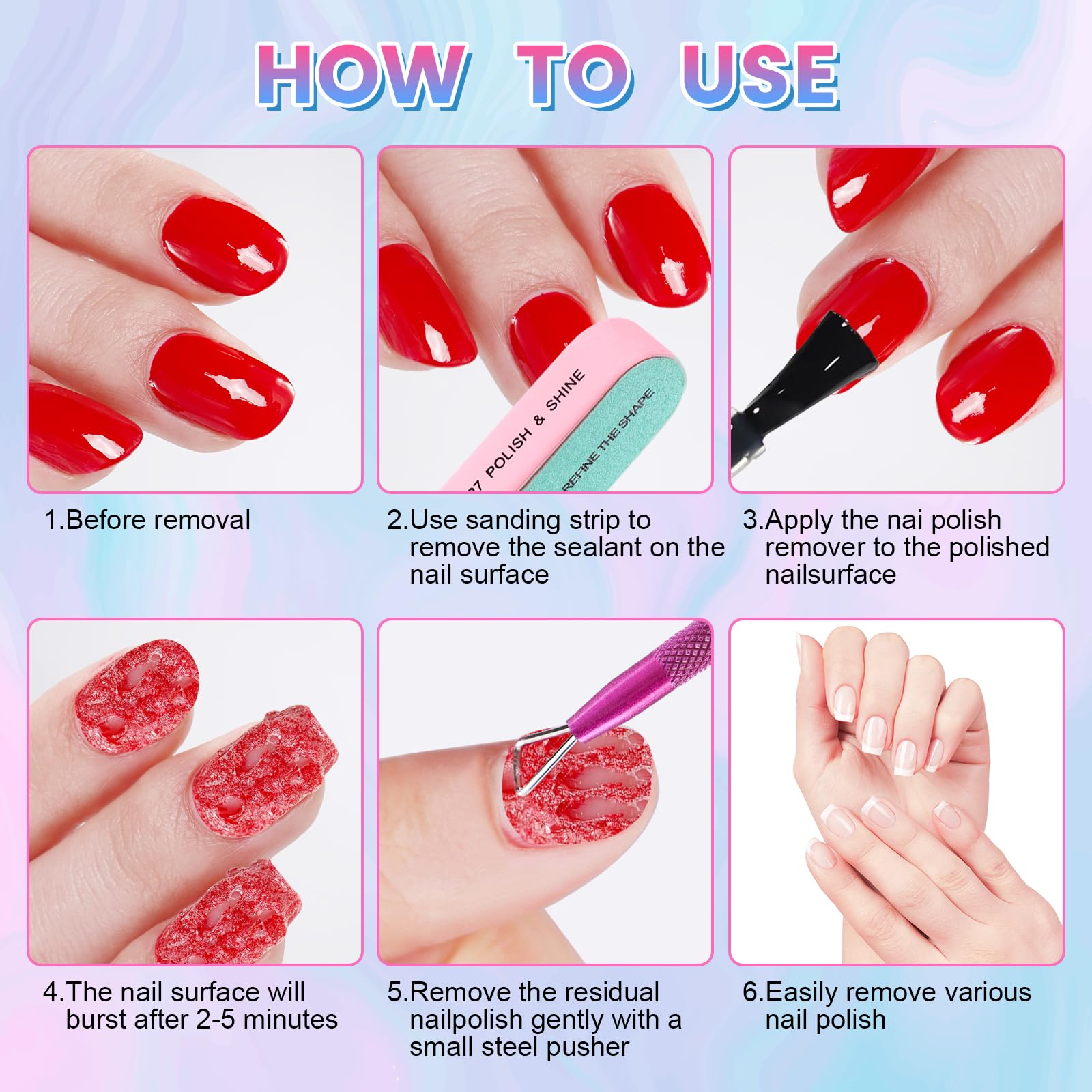 Pousse-cuticule triangle BESNEL, outil maniable pour modeler les ongles.