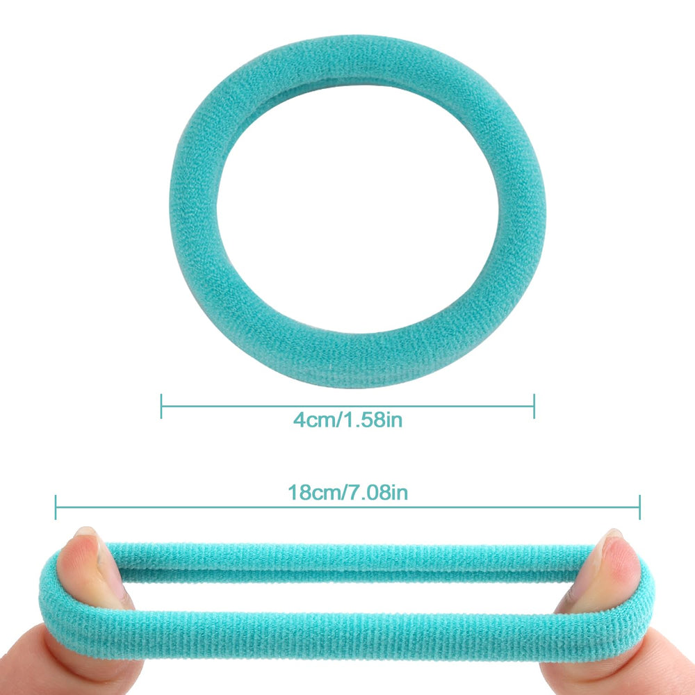 Bessrung élastiques pour cheveux bleu dégradé, parfaits lors d'un entraînement.