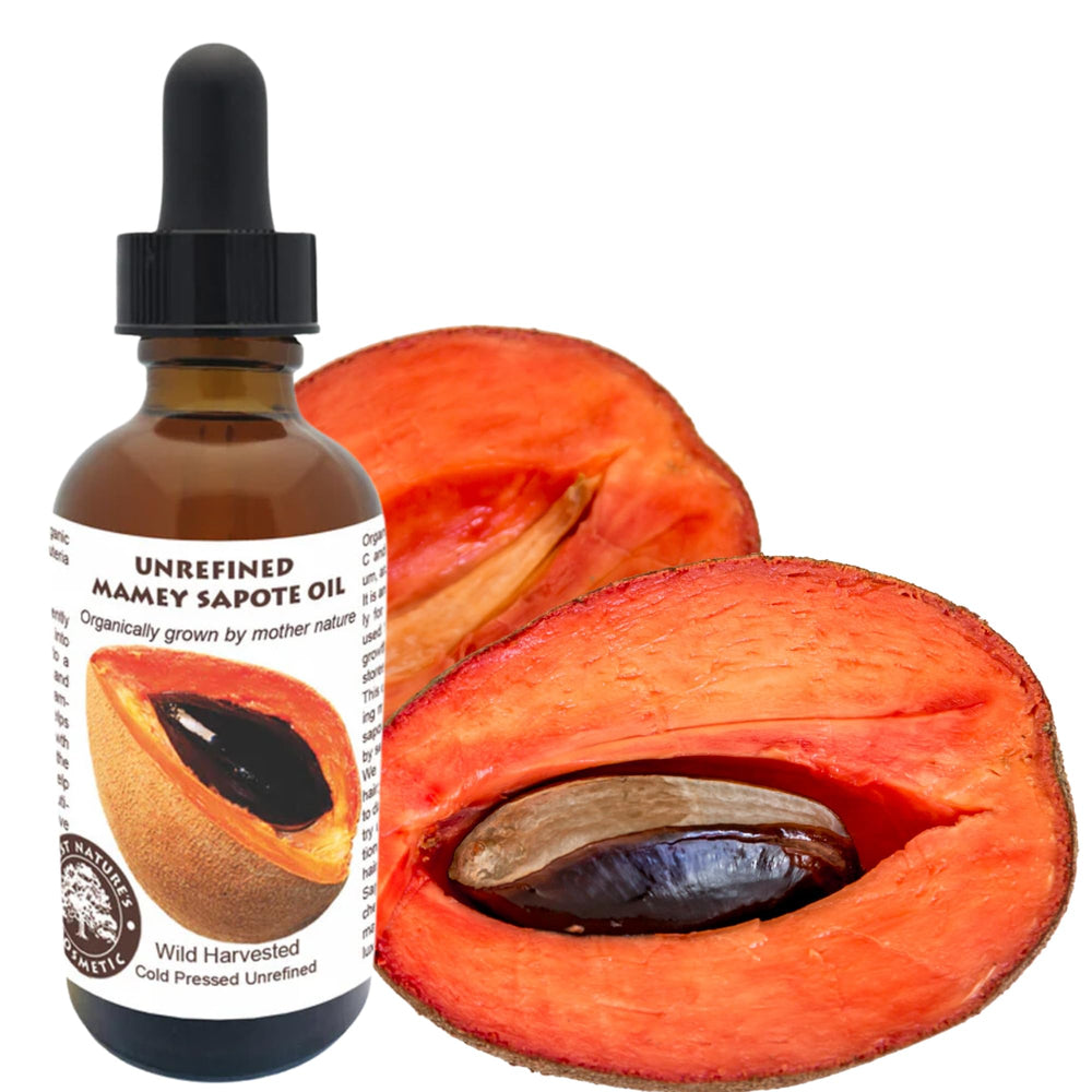 Best Nature's Cosmetics Huile Mamey Sapote, bouteille: hydratation durable des cheveux.
