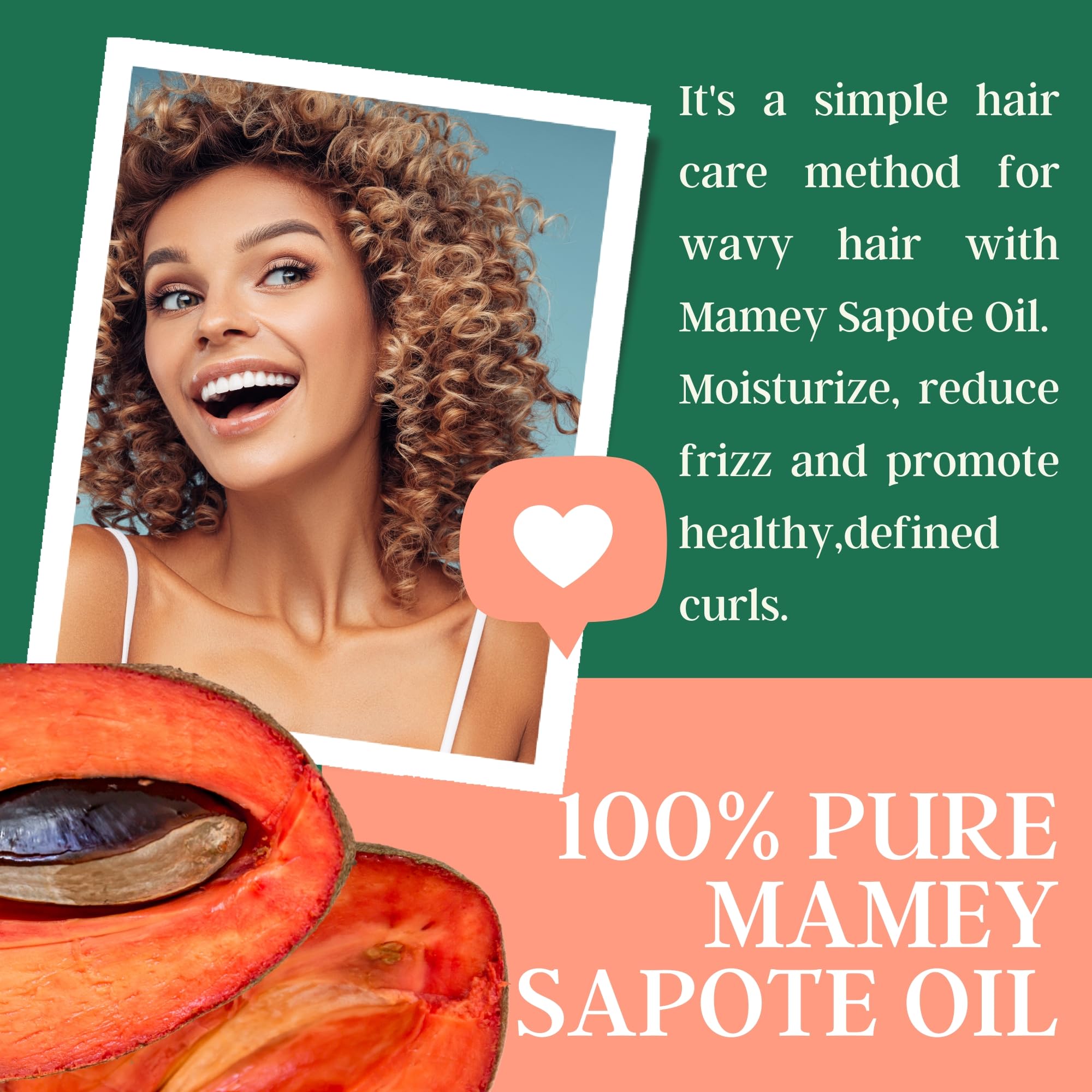 Best Nature's Cosmetics Huile Mamey Sapote: texture semi-solide facile à doser.