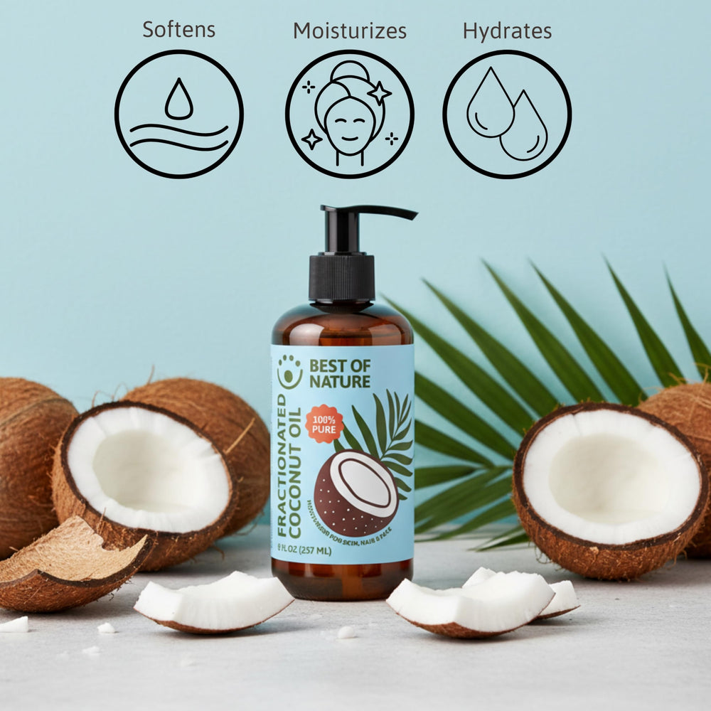 Best of Nature huile coco fractionnée – usage quotidien et soin polyvalent