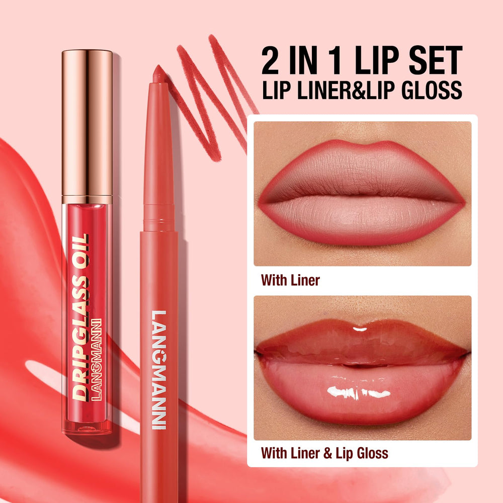 BestLand gloss Lèvres brillance claire et sans collant.