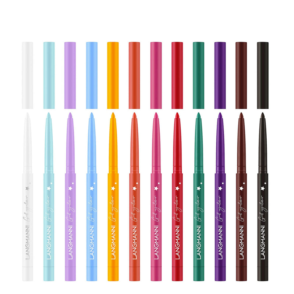 BestLand delineateur gel blanc/noir matte: bases neutres pour looks propres et nets.