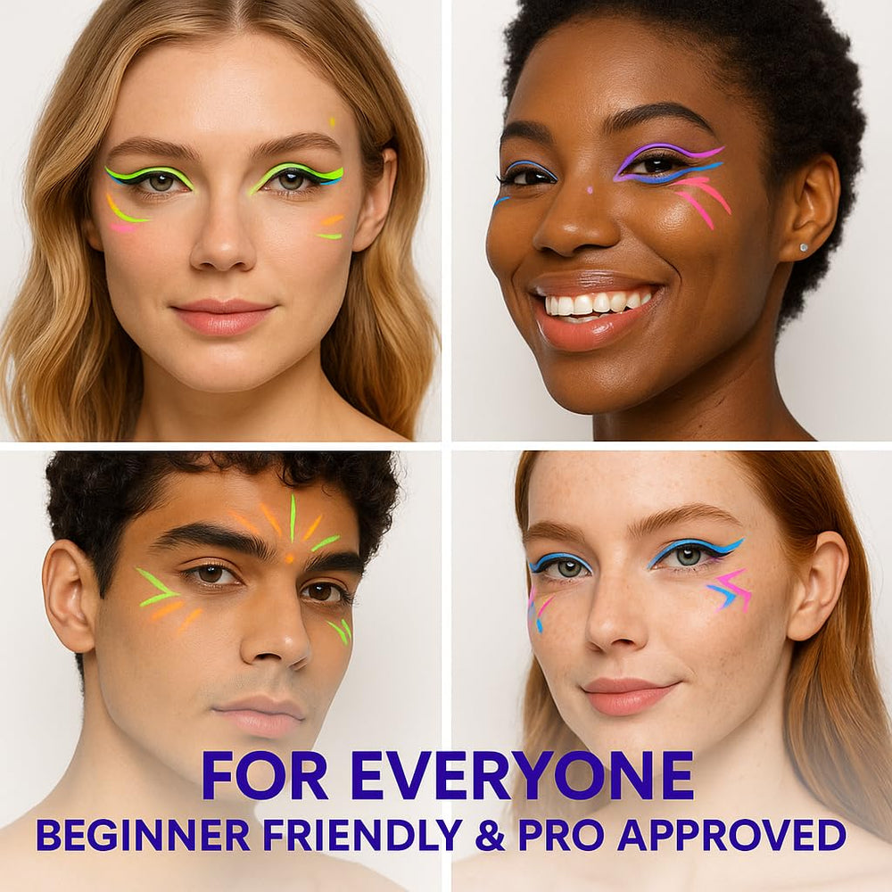BestLand dessin yeux neon pour un look graphique et audacieux