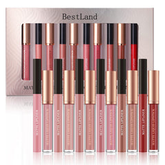 BestLand crayons contour lèvres matte 12 pièces précision et fini doux
