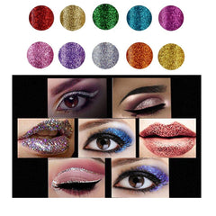 BestLand eyeliner glitter liquide bleu irisé, détails holographiques pour look unique.