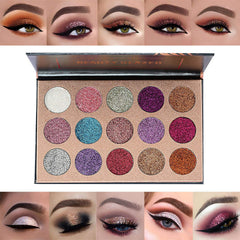 BestLand fard yeux glitter imperméable offrant une tenue longue durée.