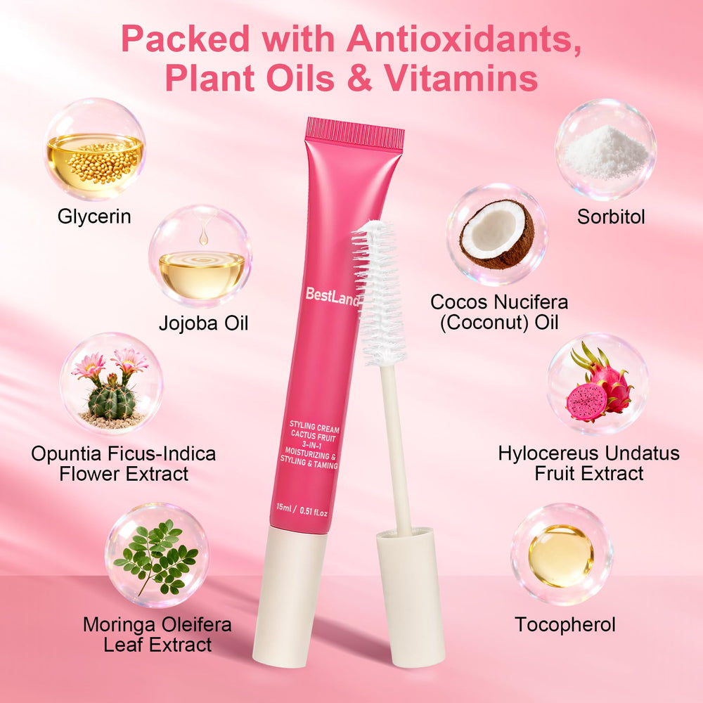 BestLand Hair Cactus Fruit 3-en-1 brosse précision pour retouches ciblées et contrôlées