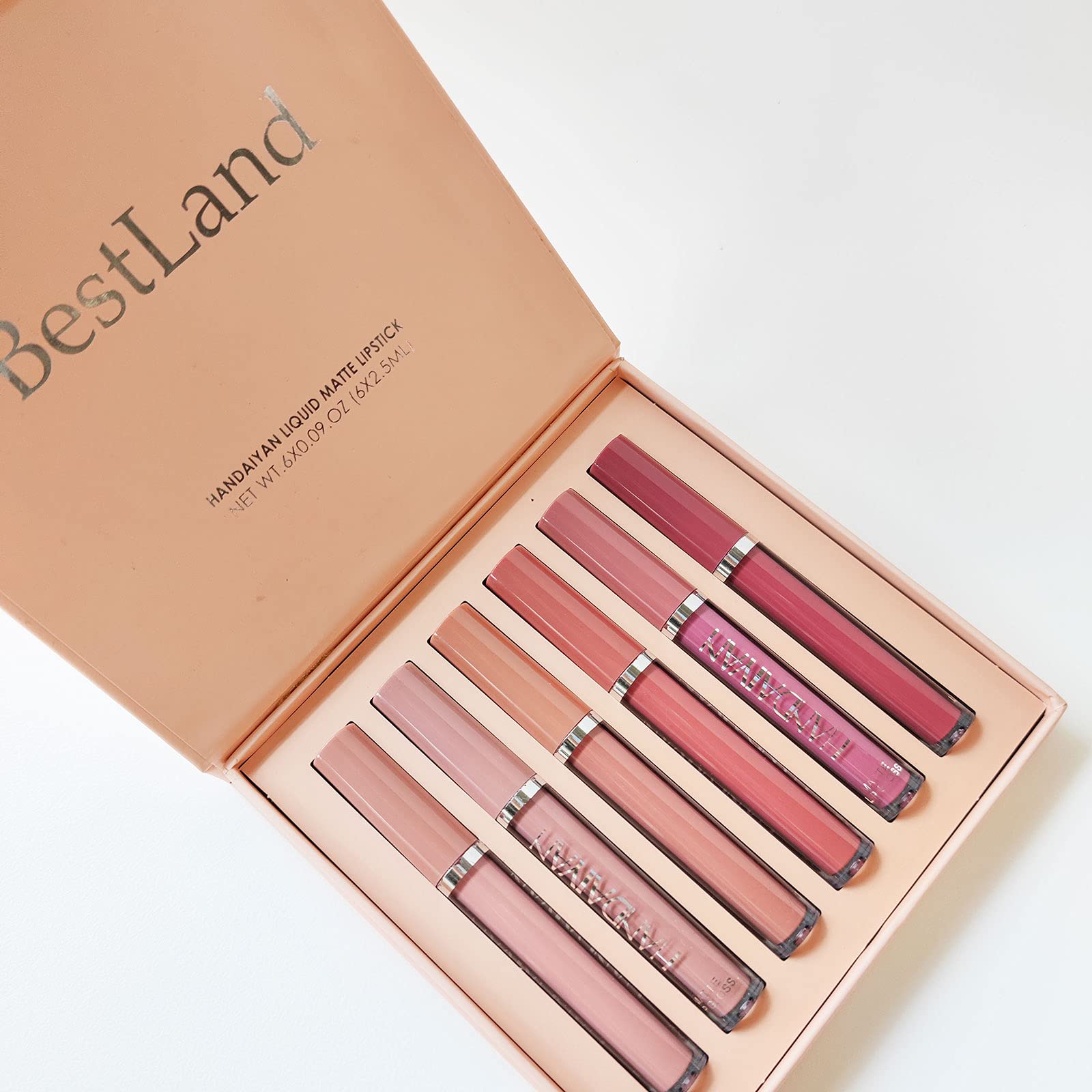 Palette de 6 teintes populaires pour varier le maquillage quotidien BestLand.