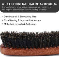BESTOOL brosse-cheveux brillance naturelle et texture satinée.