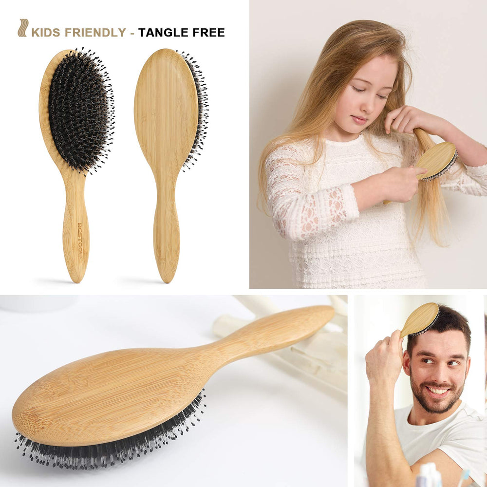 BESTOOL brosse-securite-extensions-cheveux adaptée aux extensions et perruques.