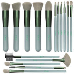 Pinceaux BESTOPE PRO Visage: ensemble complet pour le teint et le contour.