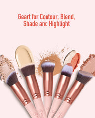 Pinceaux yeux BESTOPE PRO: pigmentation maîtrisée et mélange facile.