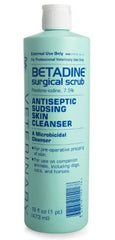 Betadine gel antiseptique moussant pour tous types de peau, nettoyage sûr.