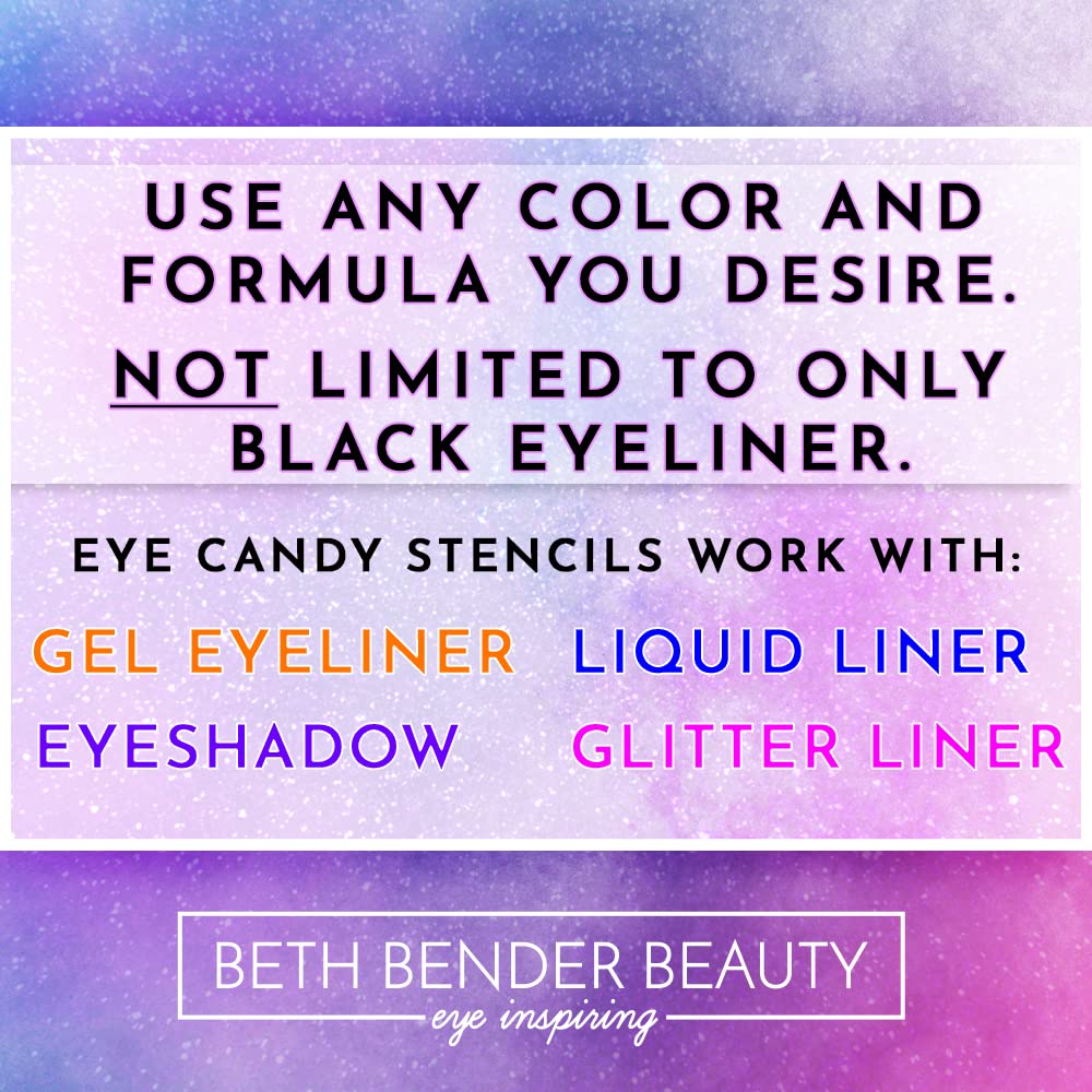 Beth Bender Beauty Eye Candy Stencils, cadeau maquillage parfait pour les passionnés