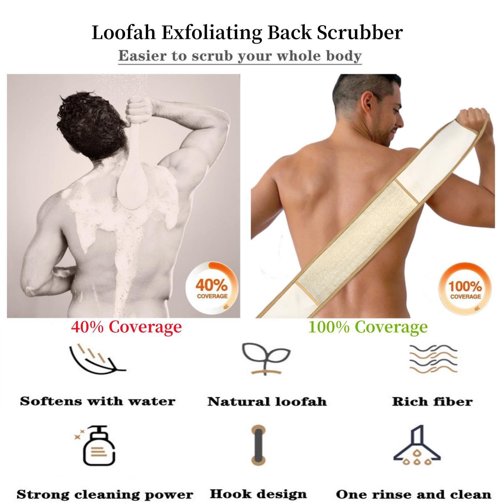BETLYS double-sided scrubber offers gentle and deep exfoliation