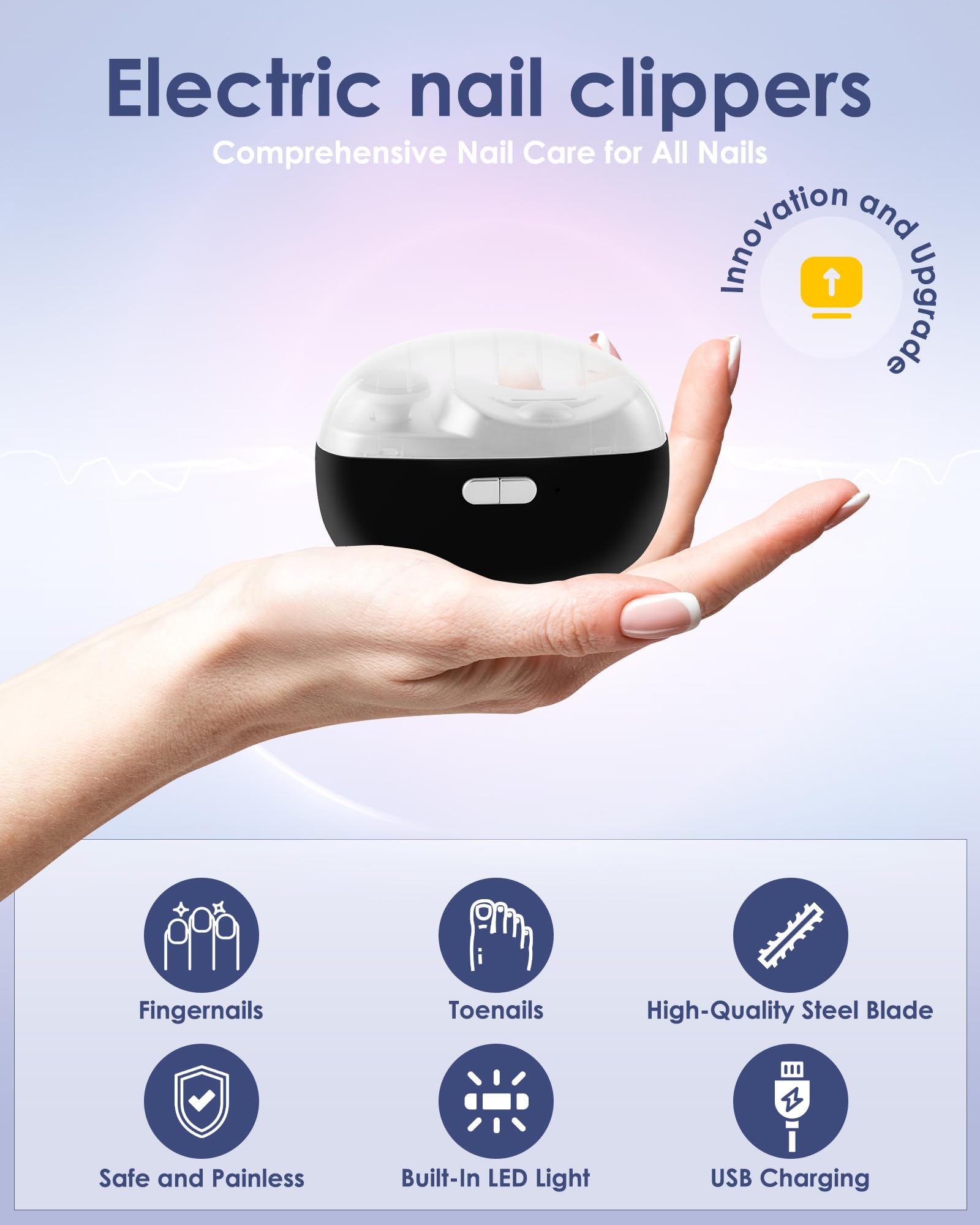 Betrysota coupe-ongles avec polissage pour une finition nette et douce.