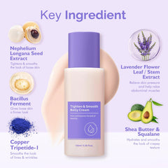 Application ventre par massage avec BETTENKO pour peau plus lisse.
