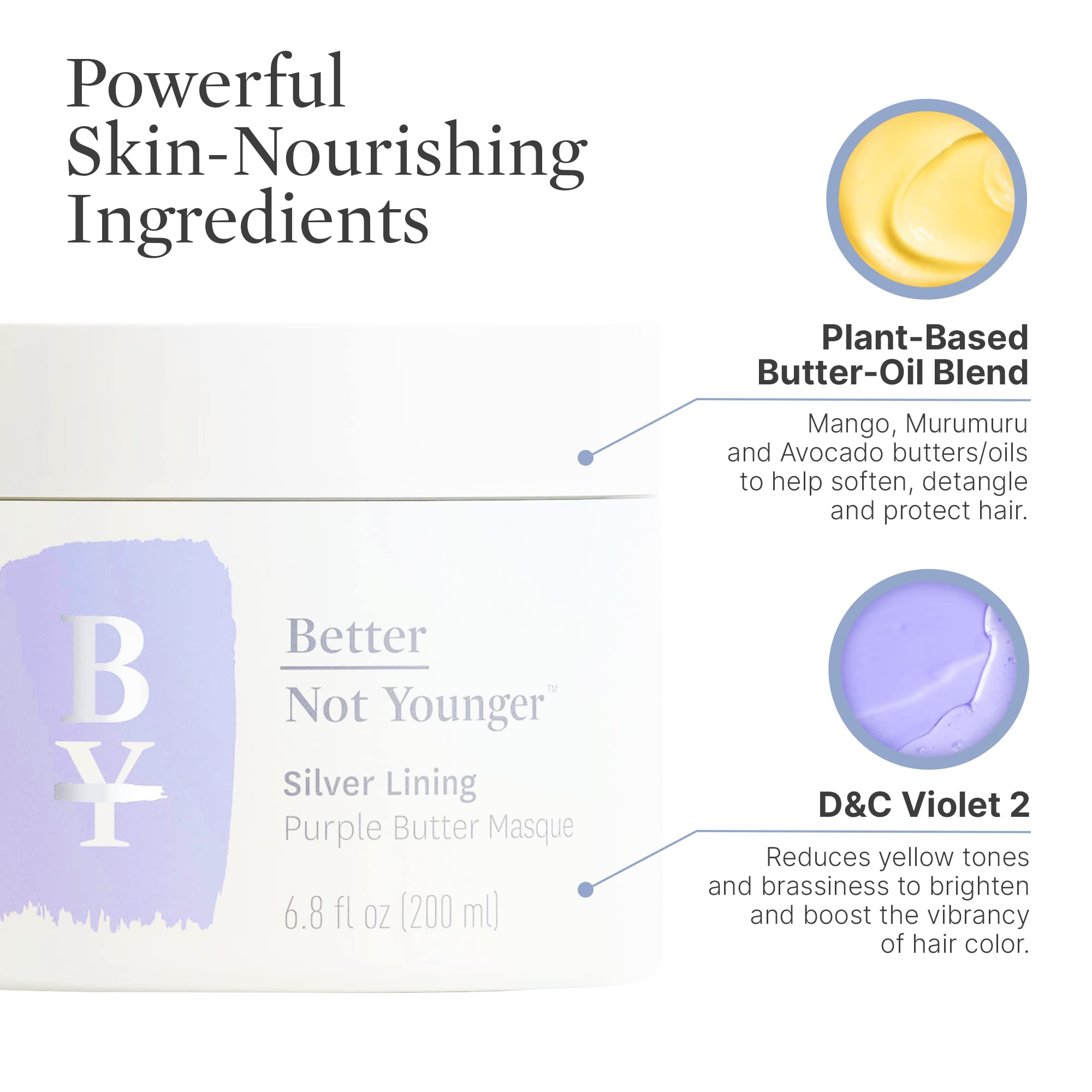Better Not Younger: beurre-masque avocat-mango hydrate profondément les longueurs.