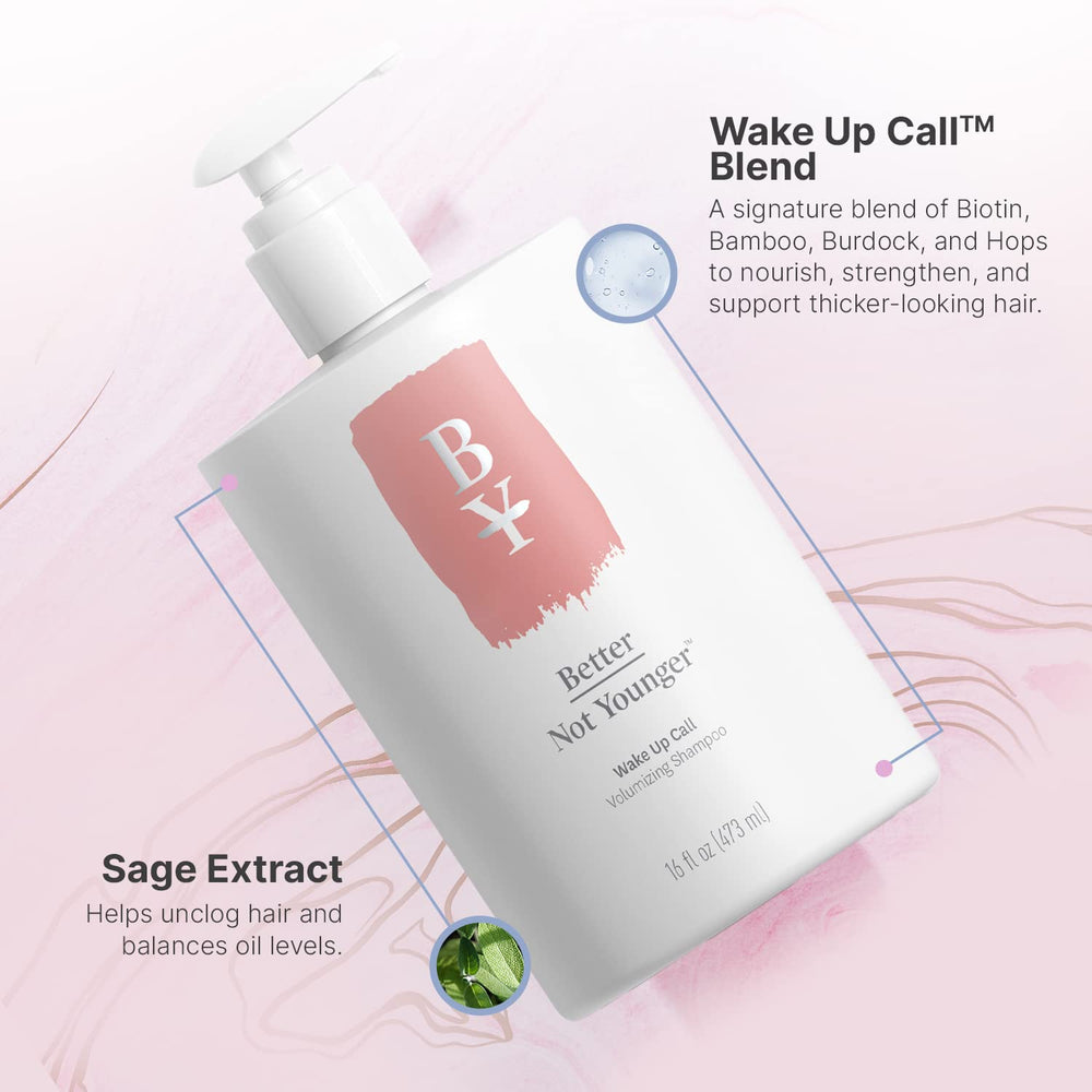 Better Not Younger: Formule sans sulfates – nettoyage en douceur pour couleur protégée.
