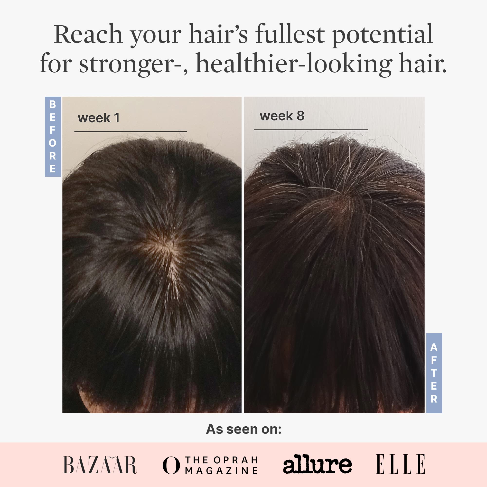 Aspect plus dense et soyeux des cheveux après Better Not Younger