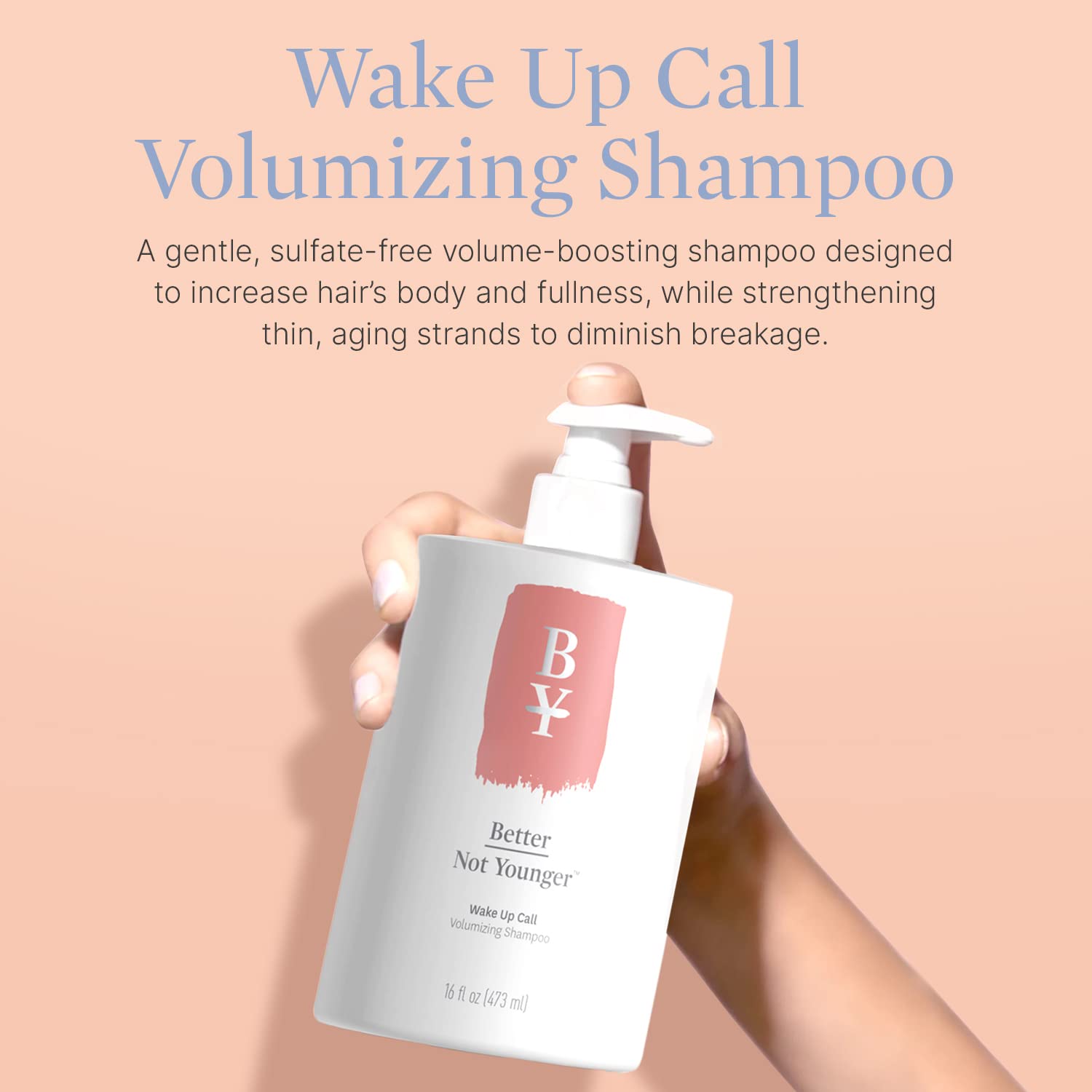 Better Not Younger: Texture crémeuse – shampooing biotine pour cheveux plus épais.