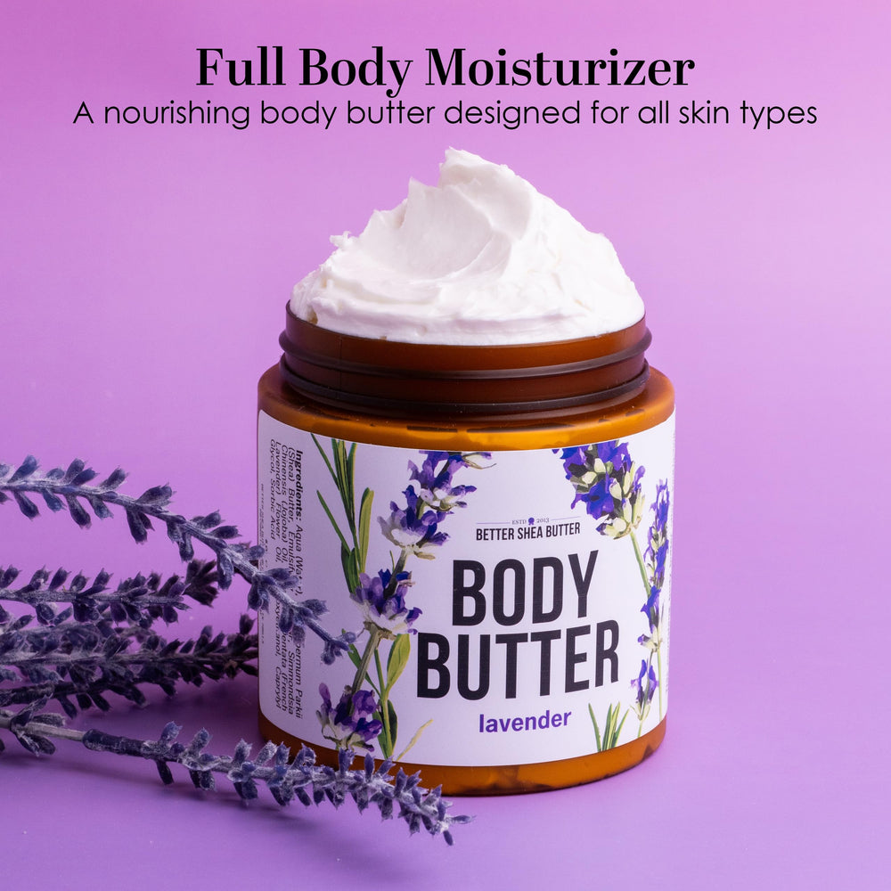 Better Shea Butter Beurre-Corps Lavande Rituel du Soir, moment de détente aromatique.