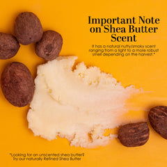 Better Shea Butter used as body balm for dry skin hydration.