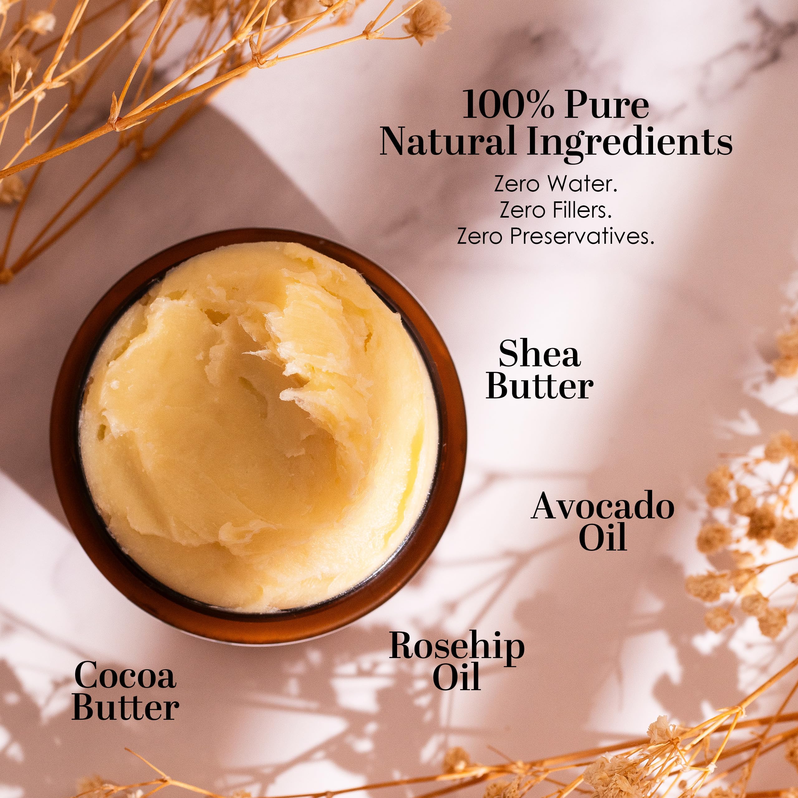 Hydratation en profondeur sur mains et corps avec Better Shea Butter Scar Eraser Balm.