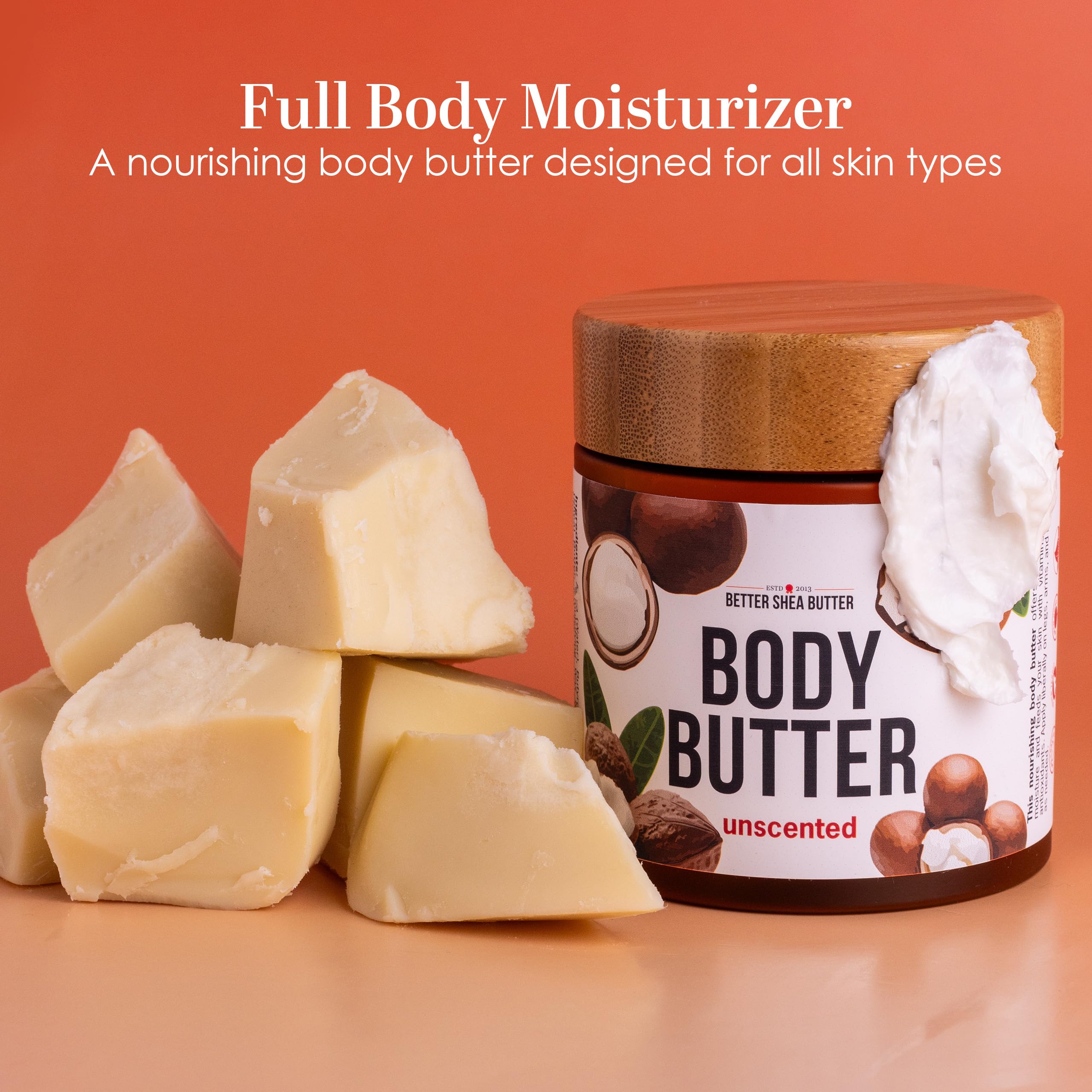Better Shea Butter pur-vitalite-peau: texture légère pour peau sèche.