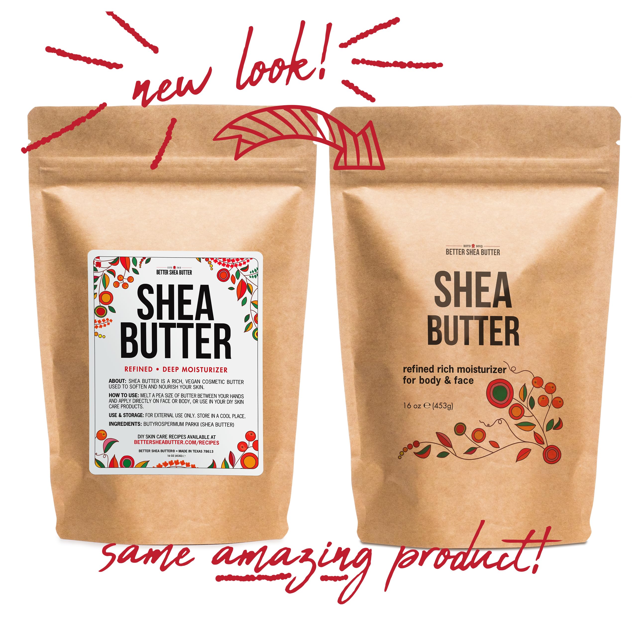 Beurre sans parfum Better Shea Butter, idéal pour formuler des soins.
