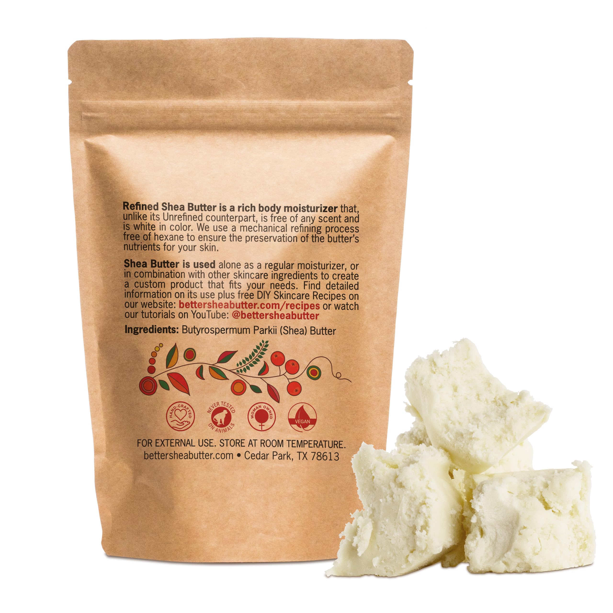Better Shea Butter Base cosmétique maison, utile pour produits faits maison.