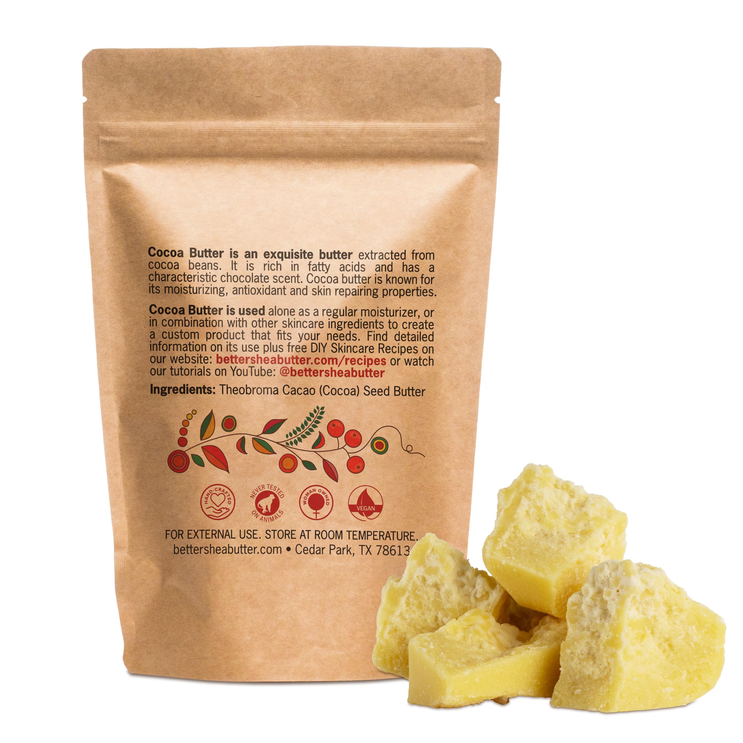 Better Shea Butter emballage éco-responsable, emballage réutilisable et durable.