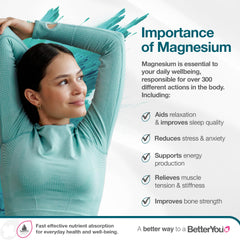 BetterYou bain-magnésium-relaxant — détente après une longue journée.