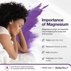 BetterYou lotion magnésium: application rapide sur la peau pour relaxer les muscles