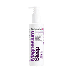 BetterYou Magnesium Sleep Lotion: flacon et texture onctueuse pour détente nocturne